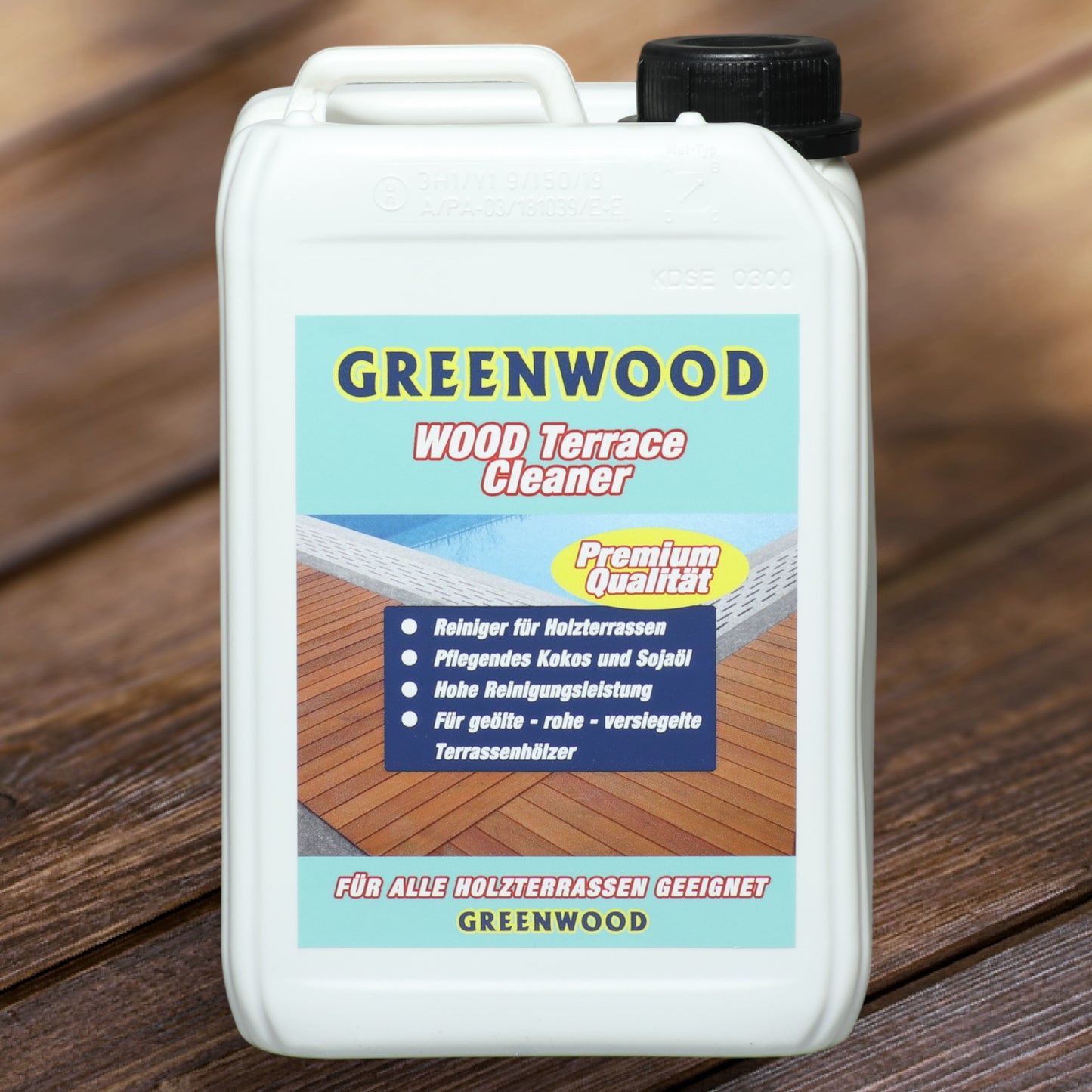 Nettoyant pour terrasses en bois de Greenwood 3 l