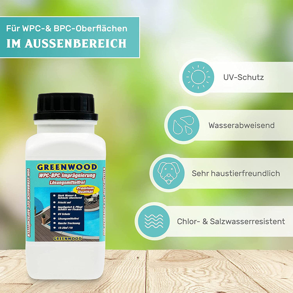 Greenwood imprégnation WPC 750 ml ECO sans solvant