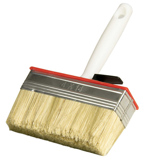 Balai plat Greenwood 14x4 poils mixtes clairs - résistant aux solvants